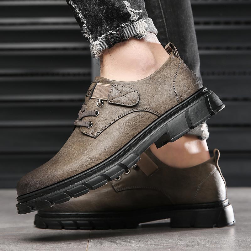 Leder Cargo Schuhe R&B