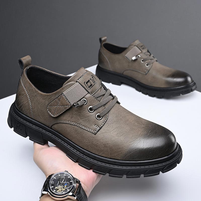 Leder Cargo Schuhe R&B