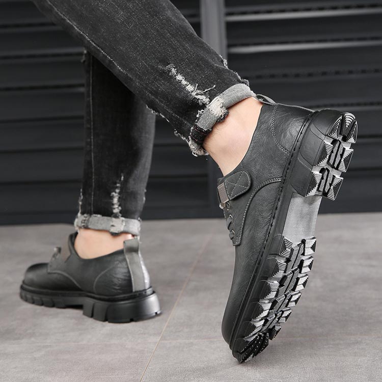 Leder Cargo Schuhe R&B