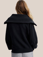 R&B | Half-zip Bluse Baumwolle Modern, Komfortabel