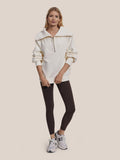 R&B | Half-zip Bluse Baumwolle Modern, Komfortabel