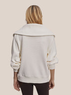 R&B | Half-zip Bluse Baumwolle Modern, Komfortabel