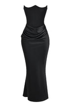 R&B | Trägerloses Korsett Maxi Kleid