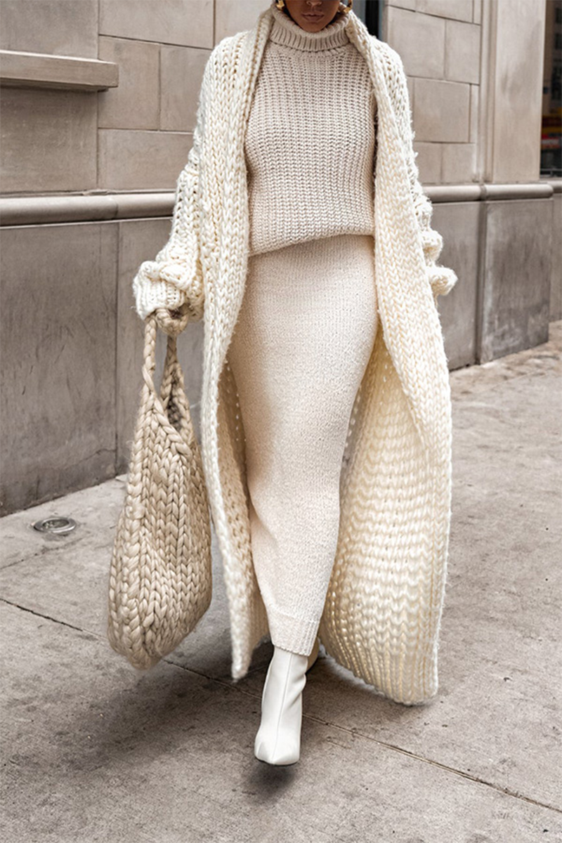 R&B | Moderne und Vielseitige Winter Strickjacke