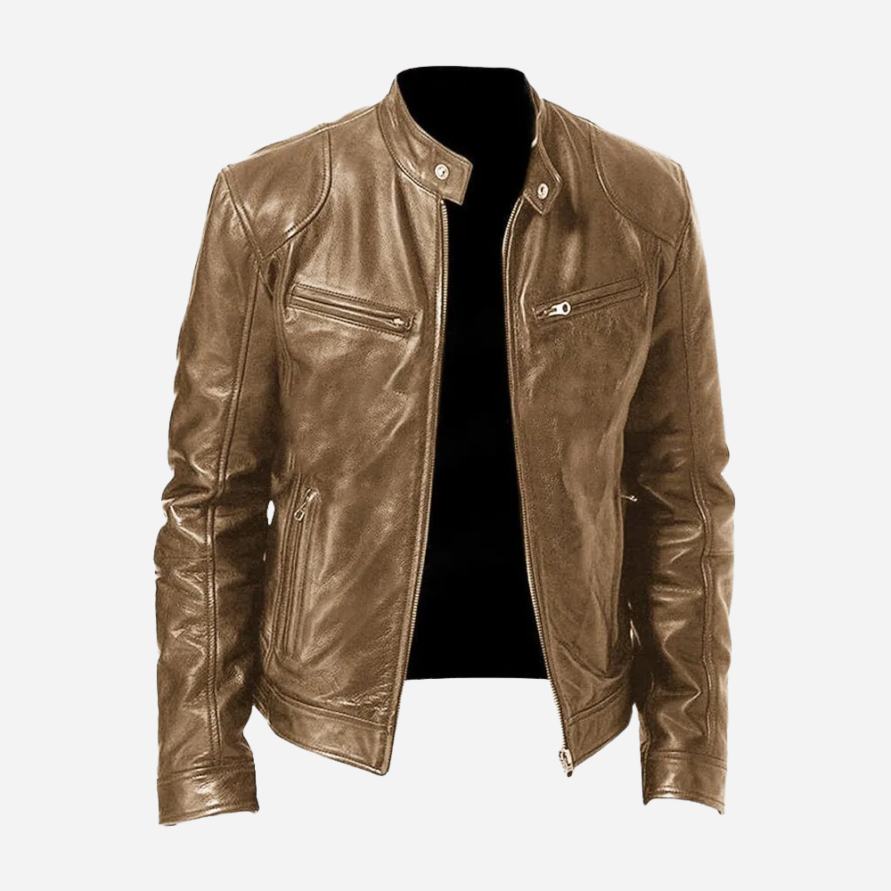R&B | Stylische Moto-Lederjacke