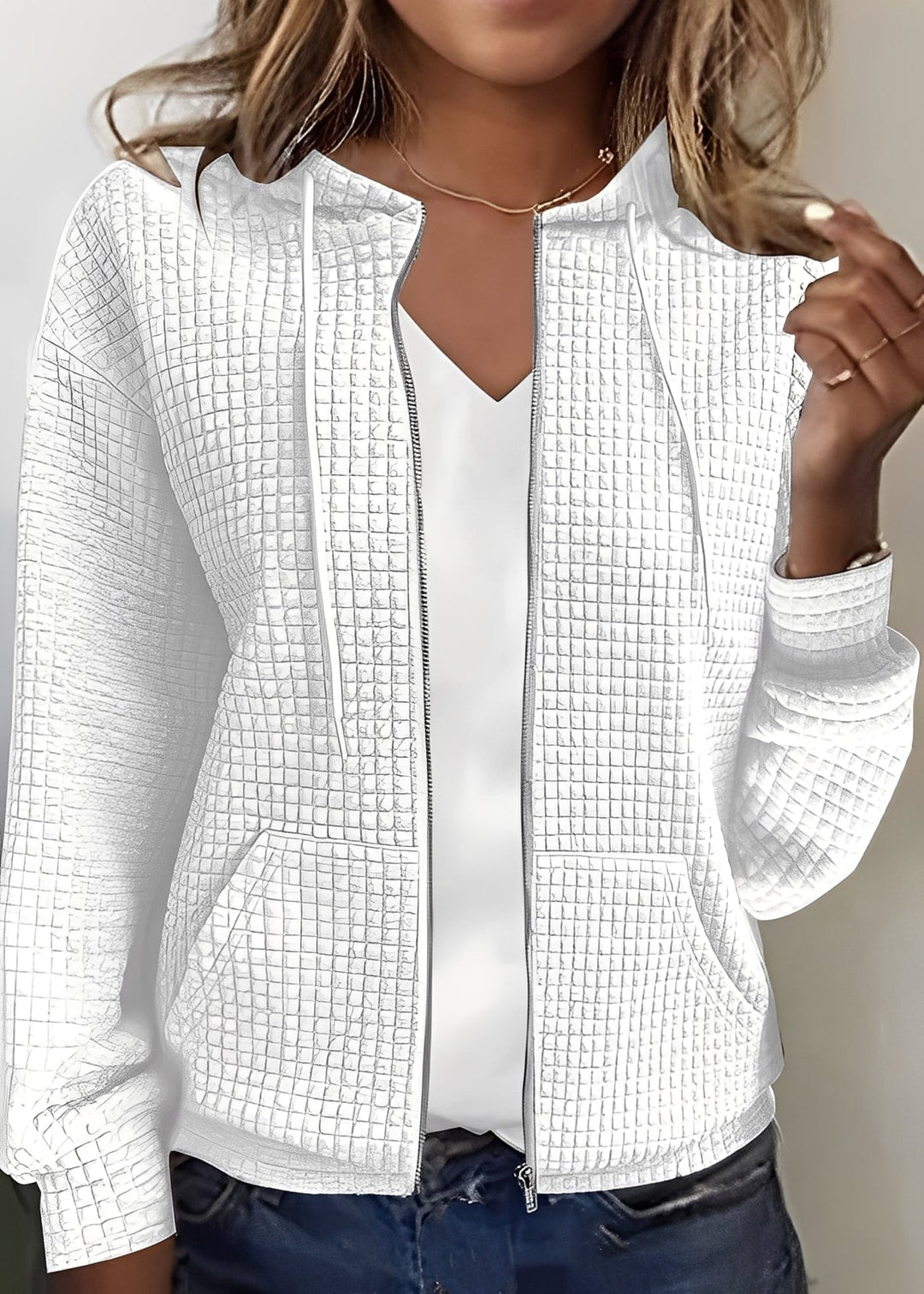 R&B | Stylischer Cardigan mit Kapuze und Taschen für Frauen