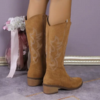 Klassische Cowboy Stiefel Damen