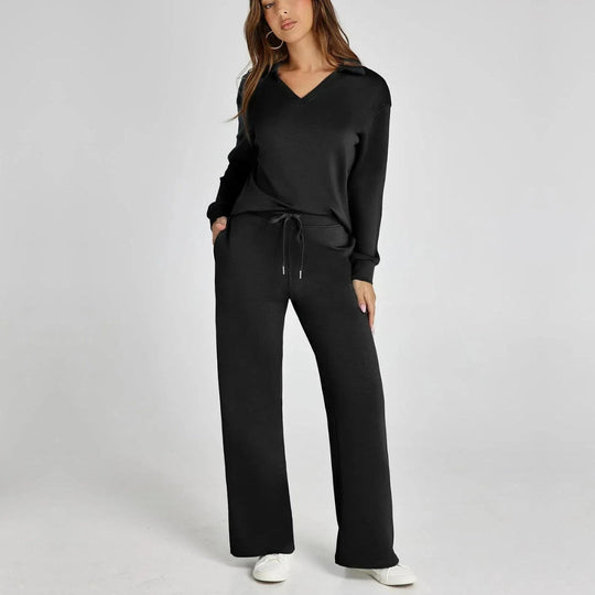 R&B | Damen Loungewear Satz mit Weiten Hosen