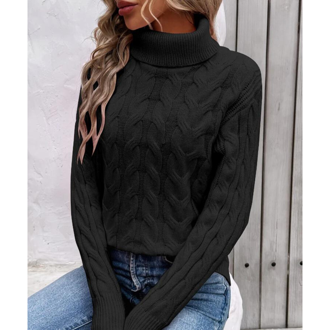 R&B | Klassischer Eleganter Rollkragenpullover