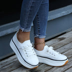Thora Stilvolle Sneakers mit Dickeren Sohlen und Verstellbaren Schnürsenkeln R&B
