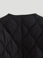R&B | Gepolsterte Jacke Damen, Leichtes Übergröße Modell mit Taschen, Knopfverschluss