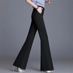 R&B | Elegante Enganliegende Hohe Taille Flared Hosen