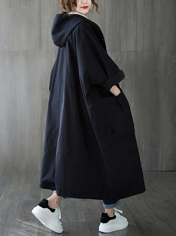 R&B | Langer Wasserdichter Trenchcoat Mantel