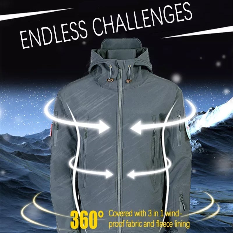 R&B | Wasserdichte Windjacke für Herren