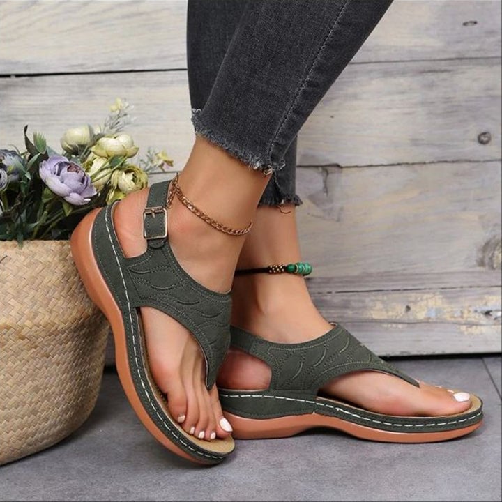 Heidi-Mode | Orthopädische Soman-Strandflip-Flops für Komfort