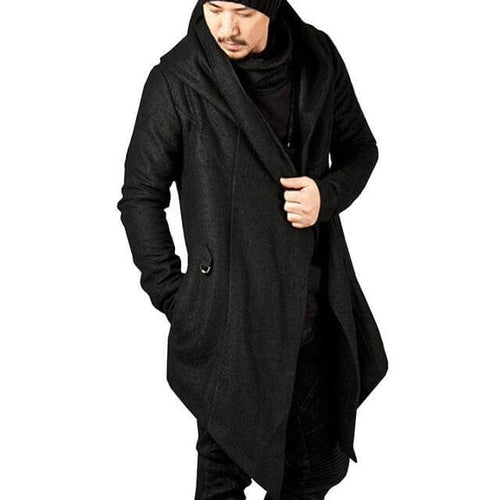 R&B | Herren Kapuzenjacke mit unregelmäßigem Saum