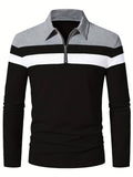 EB – langärmliges poloshirt mit reißverschluss