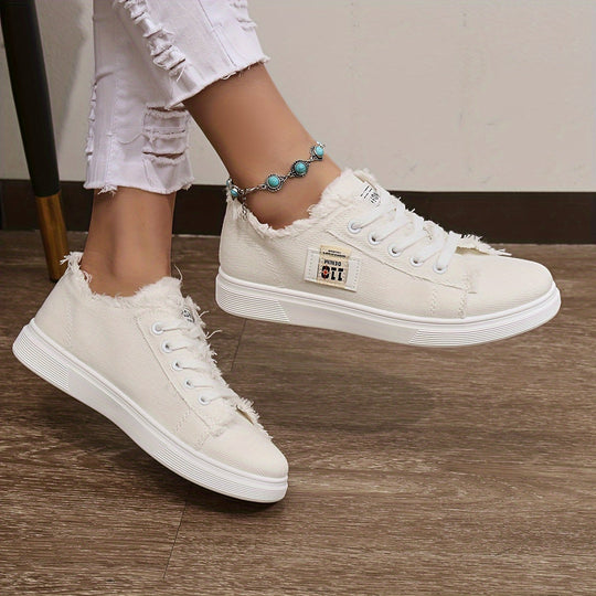 Leinenschuh Damen Casual Sneaker R&B
