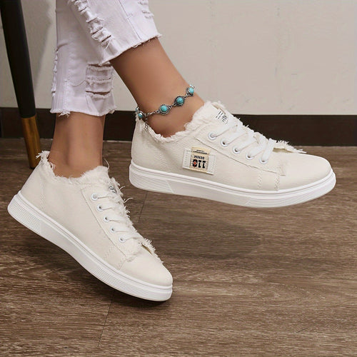 Leinenschuh Damen Casual Sneaker R&B