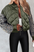 R&B | Kurze gesteppte Jacke mit Pailletten für Frauen