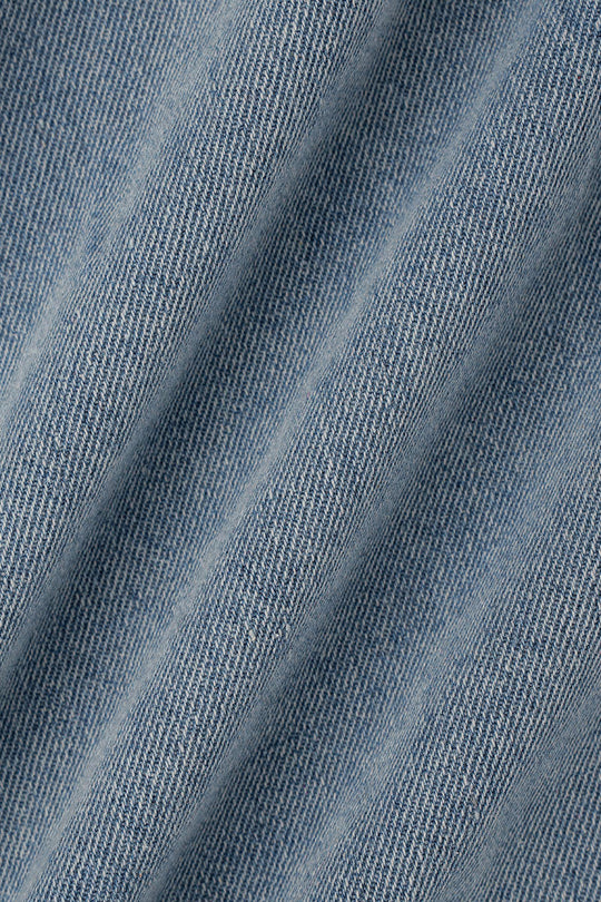R&B | Solide Patchwork Umlegekragen Langarm Reguläre Denimjacke