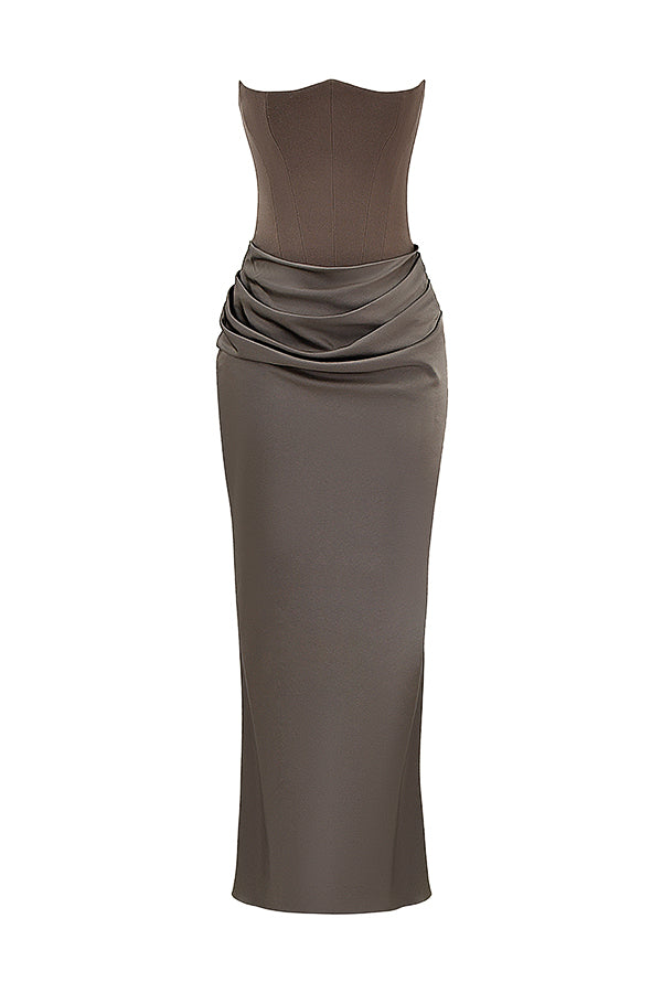 R&B | Elegante Strapless Korsettkleid