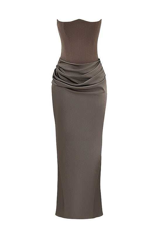 R&B | Elegante Strapless Korsettkleid