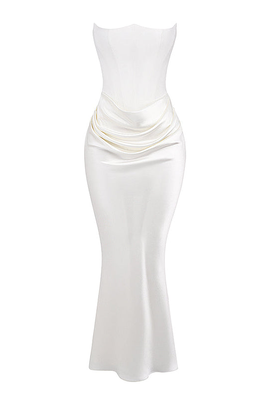 R&B | Elegante Strapless Korsettkleid