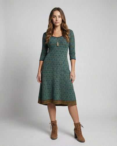 Boho Elegantes Midikleid Damen | R&B
