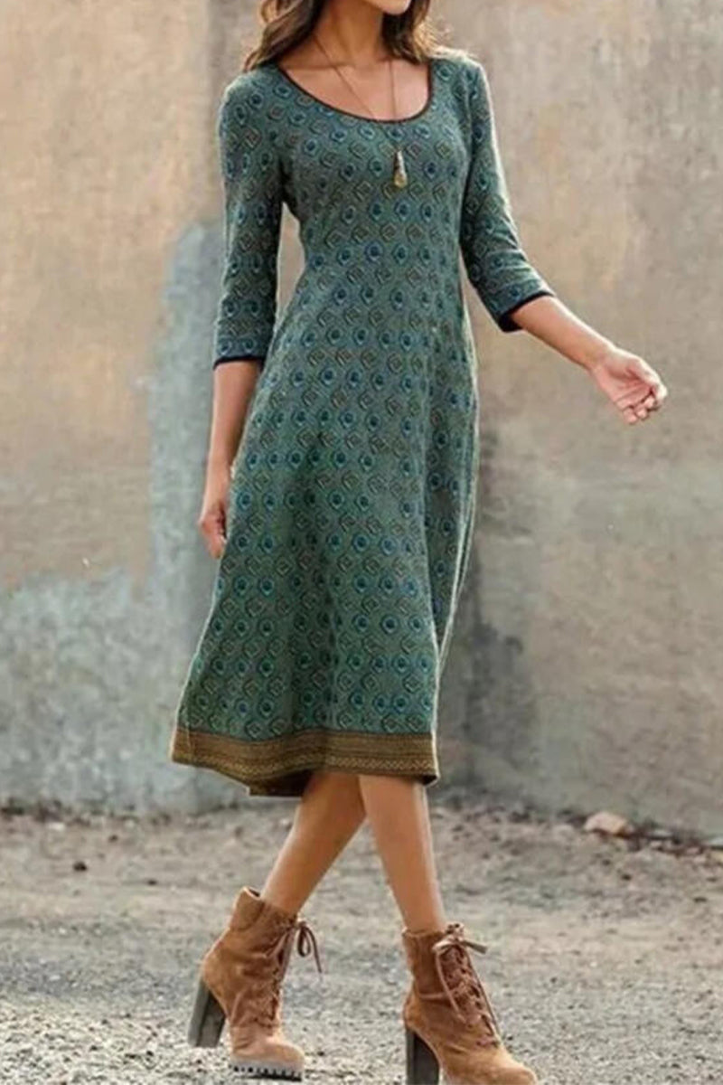 R&B | Boho Chic Midi Kleid