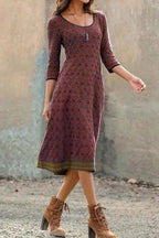 R&B | Boho Chic Midi Kleid