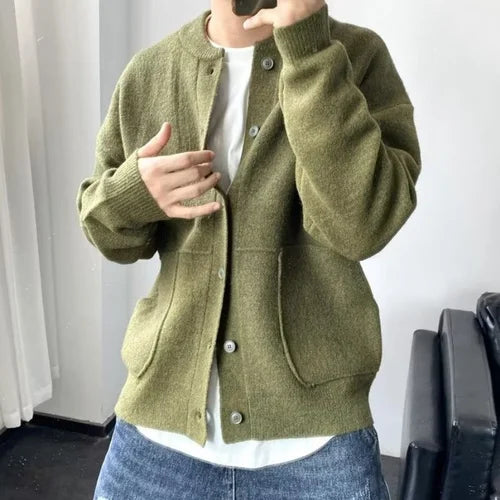 R&B | Klassische Herren-Strickjacke