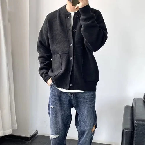 R&B | Klassische Herren-Strickjacke