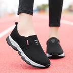 Damen Bequeme Slip-On Sneakers mit atmungsaktivem Obermaterial R&B