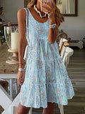EB – Lockeres Tank-Kleid Mit Rüschensaum