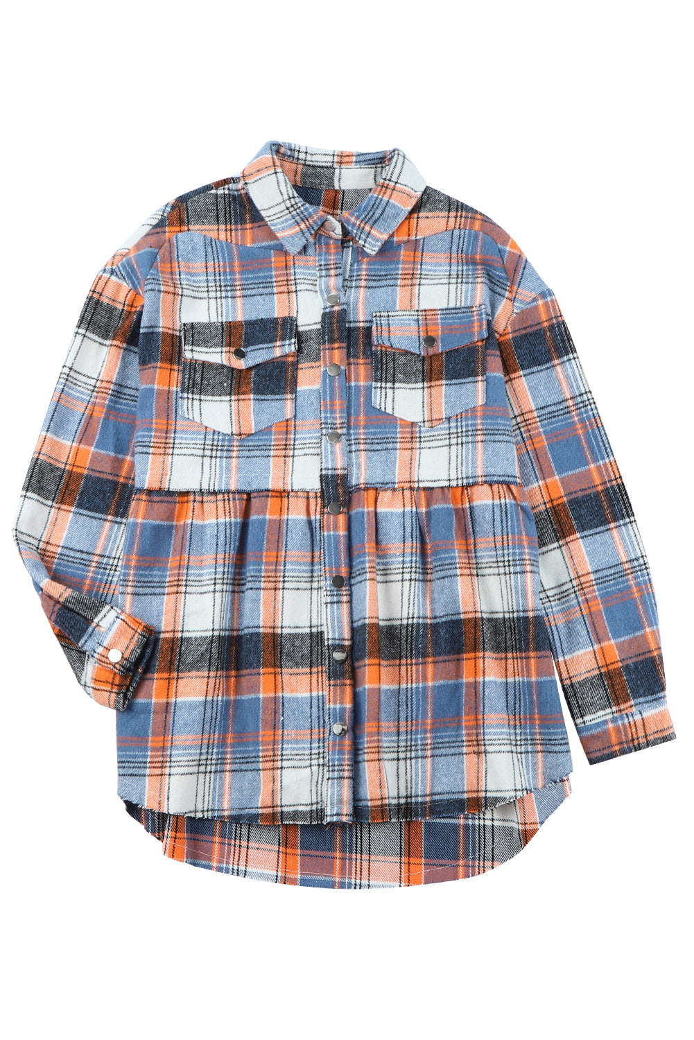 R&B | Checkered Shirt With A-cut Cotton Blend Ideal for Everyday Look