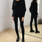 R&B | Asymmetrisch drapierter Pullover