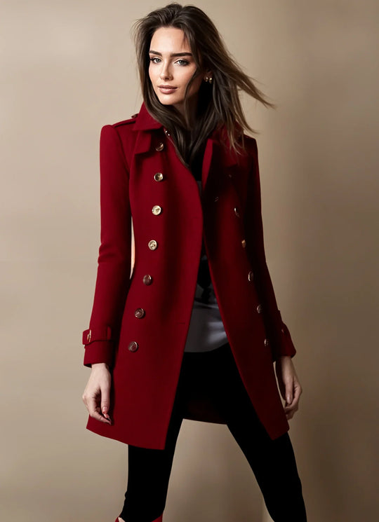 R&B | Eleganter Trenchcoat Damen Winterjacke