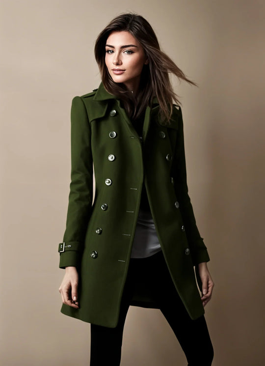 R&B | Eleganter Trenchcoat Damen Winterjacke
