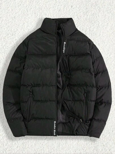 R&B | Gepolsterte Jacke mit Hohem Kragen Reißverschluss Warm und Leichtgewicht