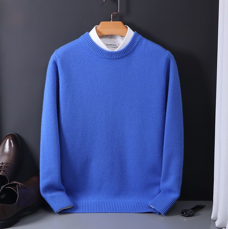 R&B | Strickpullover Wollmischung Klassisch, Warm