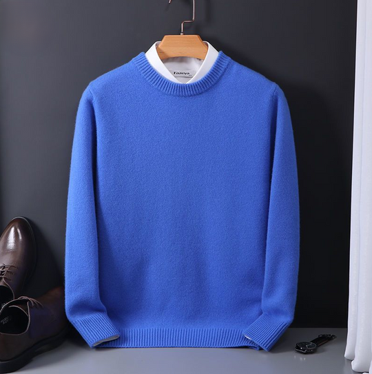 R&B | Strickpullover Wollmischung Klassisch, Warm