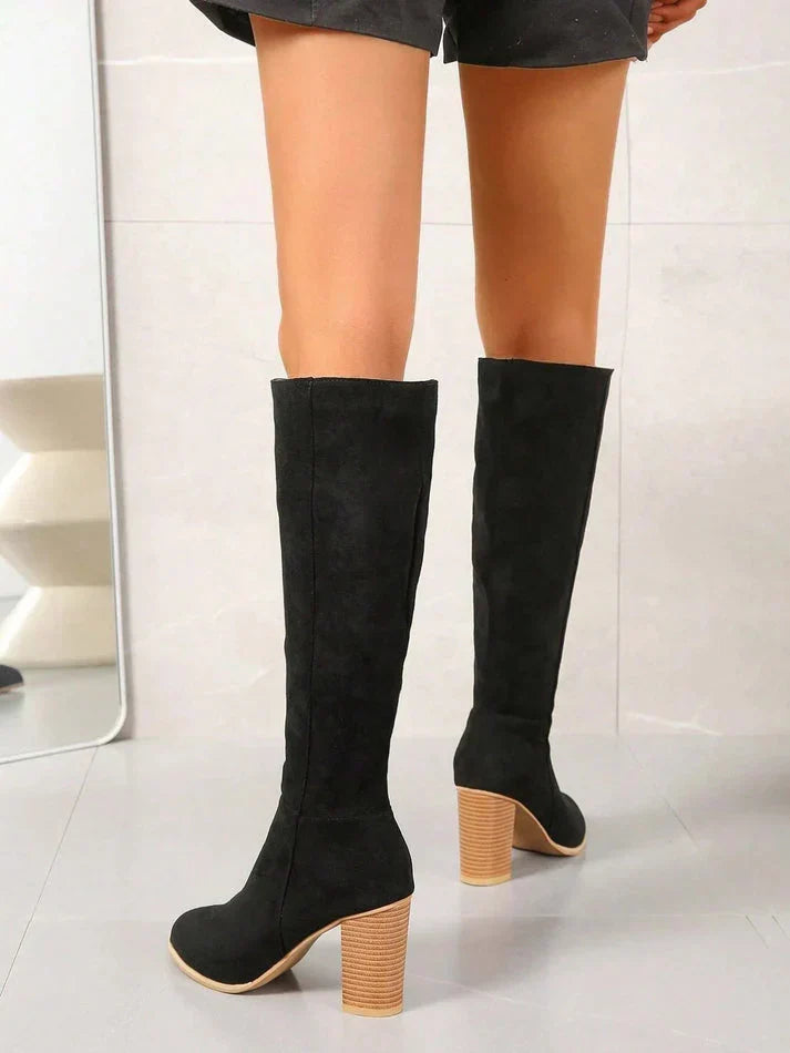 R&B | Wild Kniehohe Stiefel mit Absatz