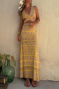R&B | Stretchkleid mit Ausschnitt und Schlitz