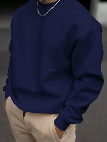 R&B | Herren Sweatshirt mit Rundhalsausschnitt