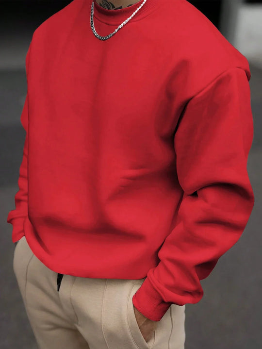R&B | Herren Sweatshirt mit Rundhalsausschnitt