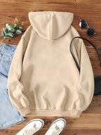 R&B | Sweat Pullover Hoodie mit Katzenprint und Kapuze für Frauen Perfekt für lässige Tage