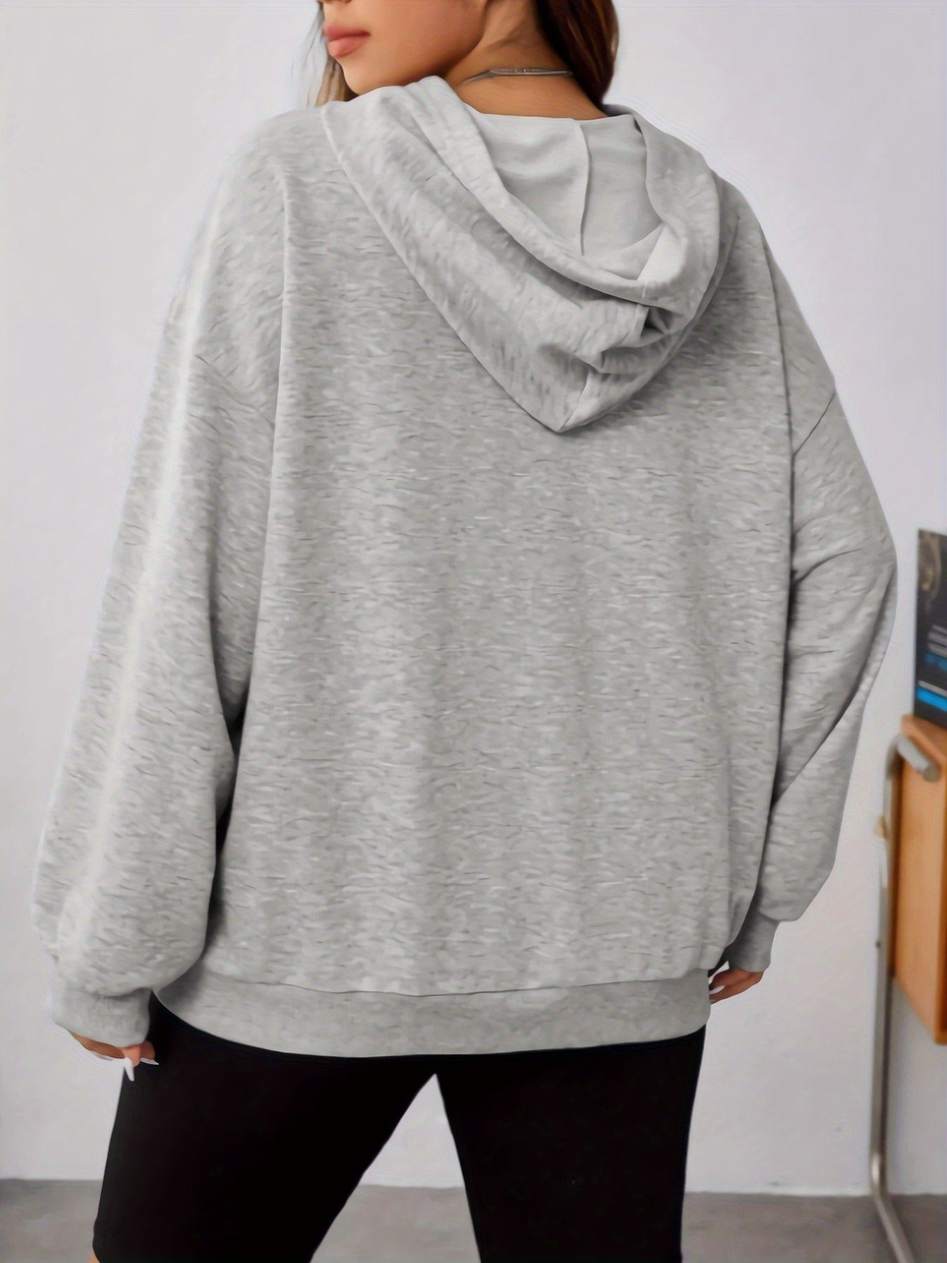 R&B | Sweat Pullover Hoodie mit Katzenprint und Kapuze für Frauen Perfekt für lässige Tage