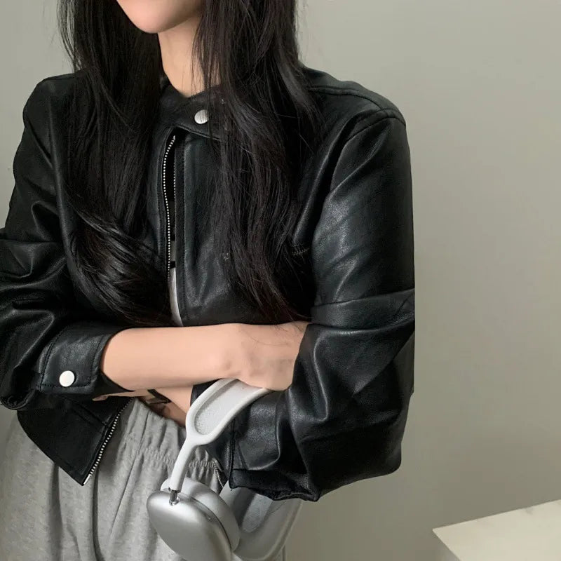 R&B | Retro-Reißverschlussjacke mit hohem Kragen