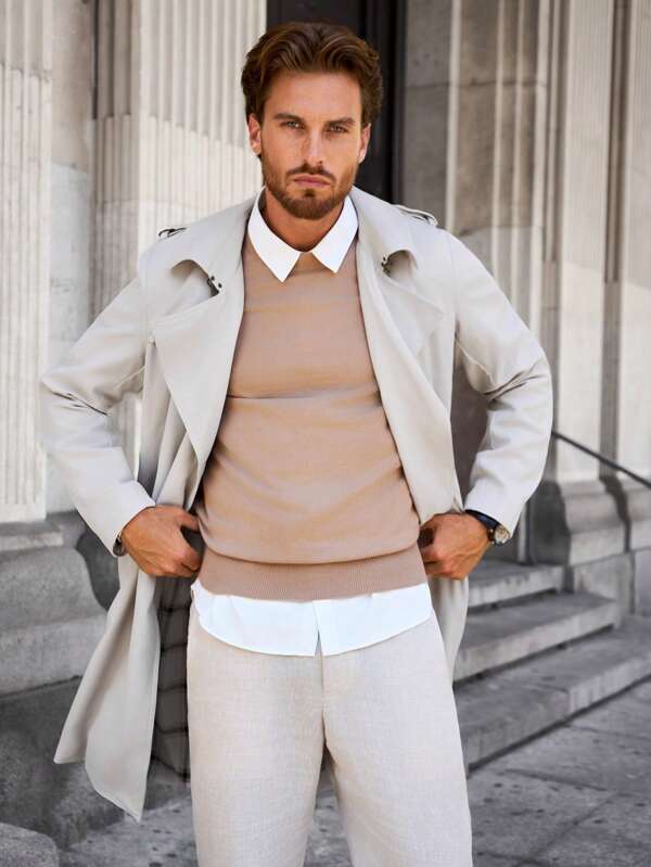 R&B | Trendig Trenchcoat für Männer